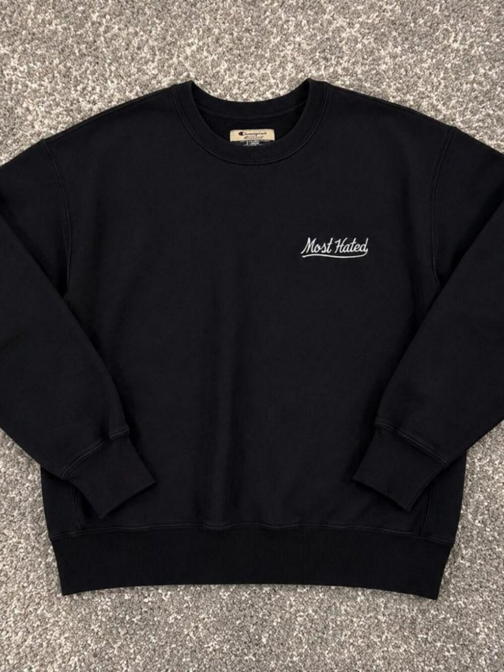 Vintage Champion Most Hated Crewneck Sweater